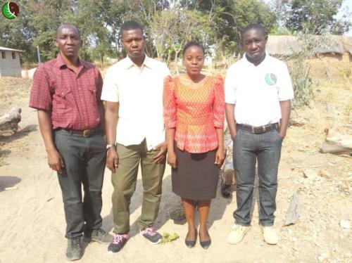 Project team: Issa Mpinga, Gabinus Tandika, Christina Kombo and Romanus Mwakimata